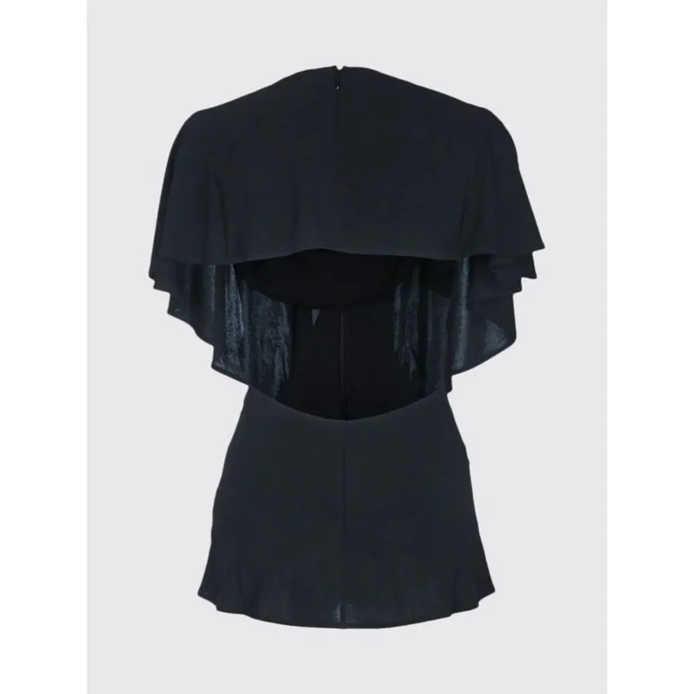 Jacquemus Women Relaxed Fit Criªpe Blouse Jacquemus With Asymmetric Hem